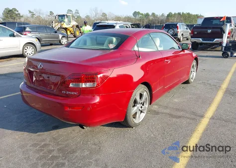 2010 Lexus Is 250C from USA, damaged, VIN JTHFF2C22A2513367